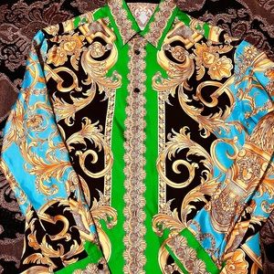 Versace silk shirt size 41
